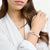 Beaded Bracelet with Stones - 925 Sterling Silver