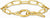 Link bracelet with ring clasp and stones - Thomas Sabo Model: A2133-414-14