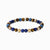 Beaded bracelet made of lapis lazuli, dumortierite, jasper and tiger's eye - Thomas Sabo Model: A2193-926-7-L19