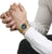 Mondaine Classic A660.30314.60.SBM Unisex Watch • Green Dial • Swiss Design