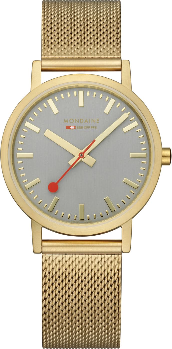 Mondaine Classic A660.30314.80SBM Unisex Watch • Swiss Railway Clock Design • Milanese Band
