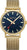 Mondaine Classic A660.30360.40.SBM Unisex Watch • Gold / Deep Ocean Blue • Swiss Railway Clock Design