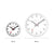 Mondaine Wall Clock 25x25x4.2 cm Aluminum • Swiss Design • Silent Quartz Movement