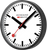 Mondaine Wall Clock 25x25x4.2 cm Aluminum • Swiss Design • Silent Quartz Movement