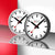 Mondaine Wall Clock 25x25x4.2 cm Aluminum • Swiss Design • Silent Quartz Movement