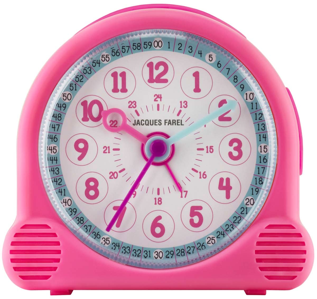Jacques Farel Learning Alarm Clock Children's Alarm Clock 10x10x6 cm Plastic • Low Noise • Learning Function