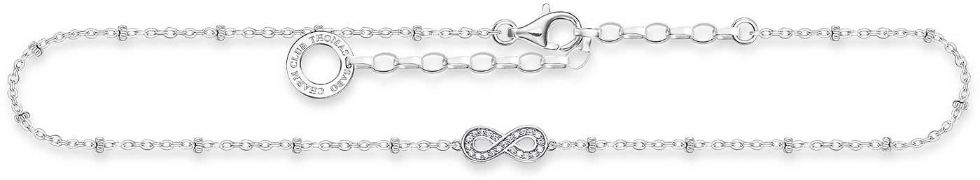 Anklet Infinity Dots - 925 Sterling Silver