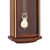 Pendulum wall clock with Westminster chime: walnut casing, pendulum
