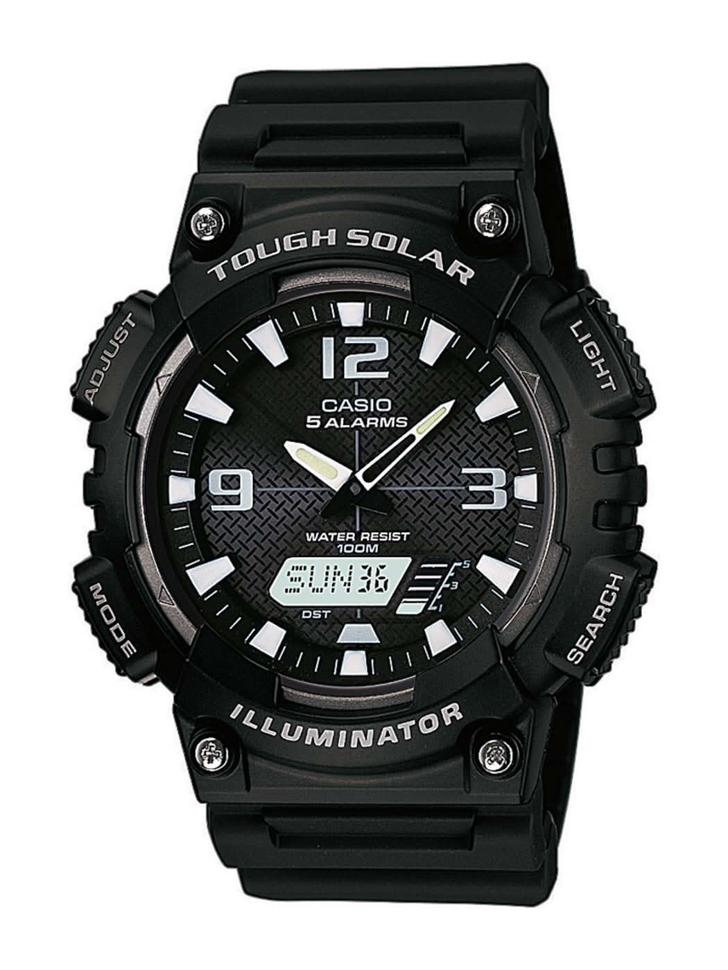 Casio AQ-S810W-1AVEF Men's Watch • Tough Solar • World Time