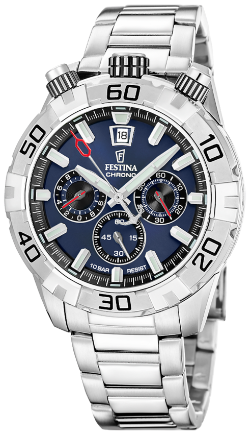 Festina Originals F20743/1 Men's Watch • Bullhead • 10 ATM