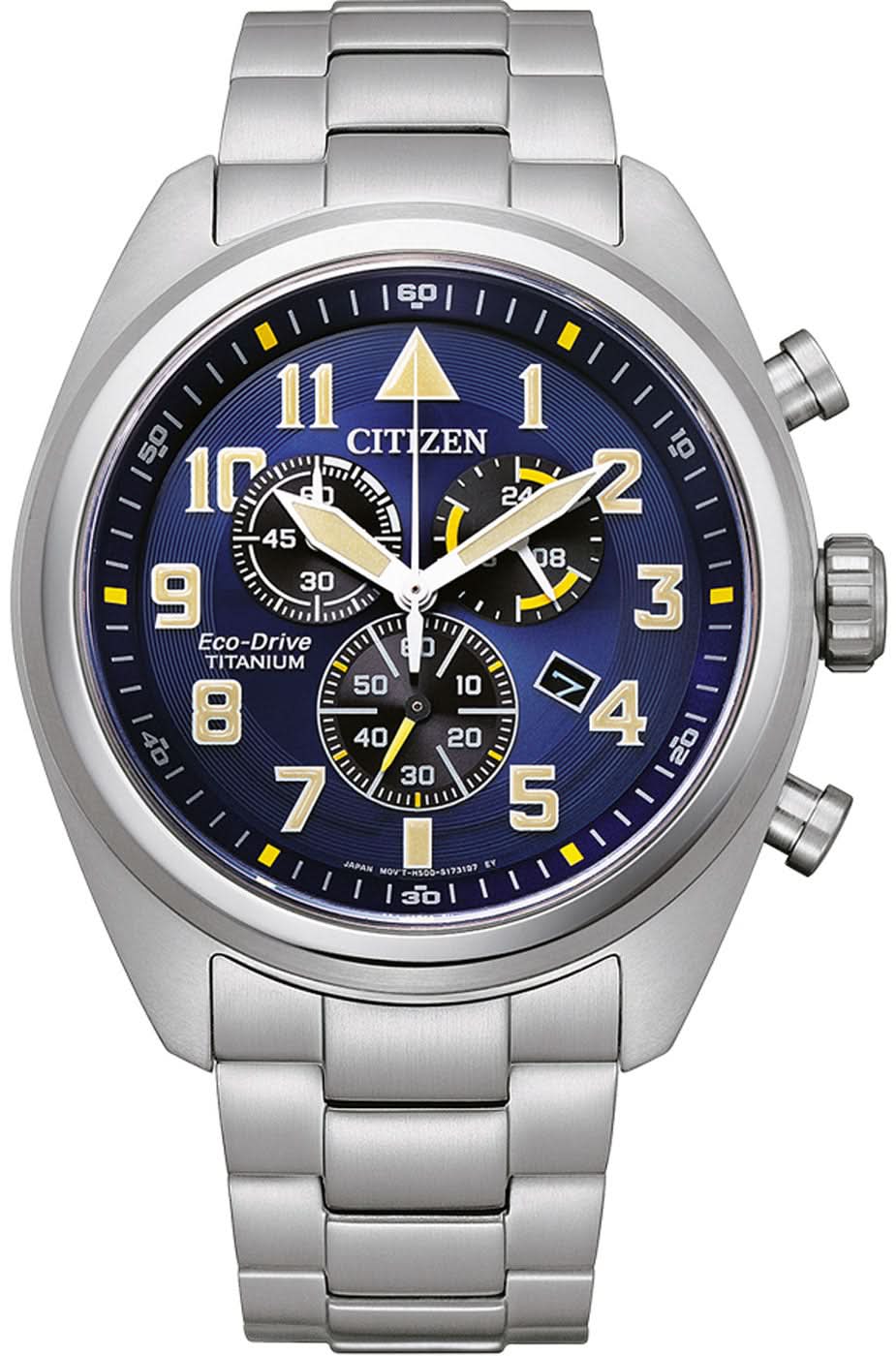 Citizen AT2480-81L Men's Watch • Super Titanium • Eco-Drive