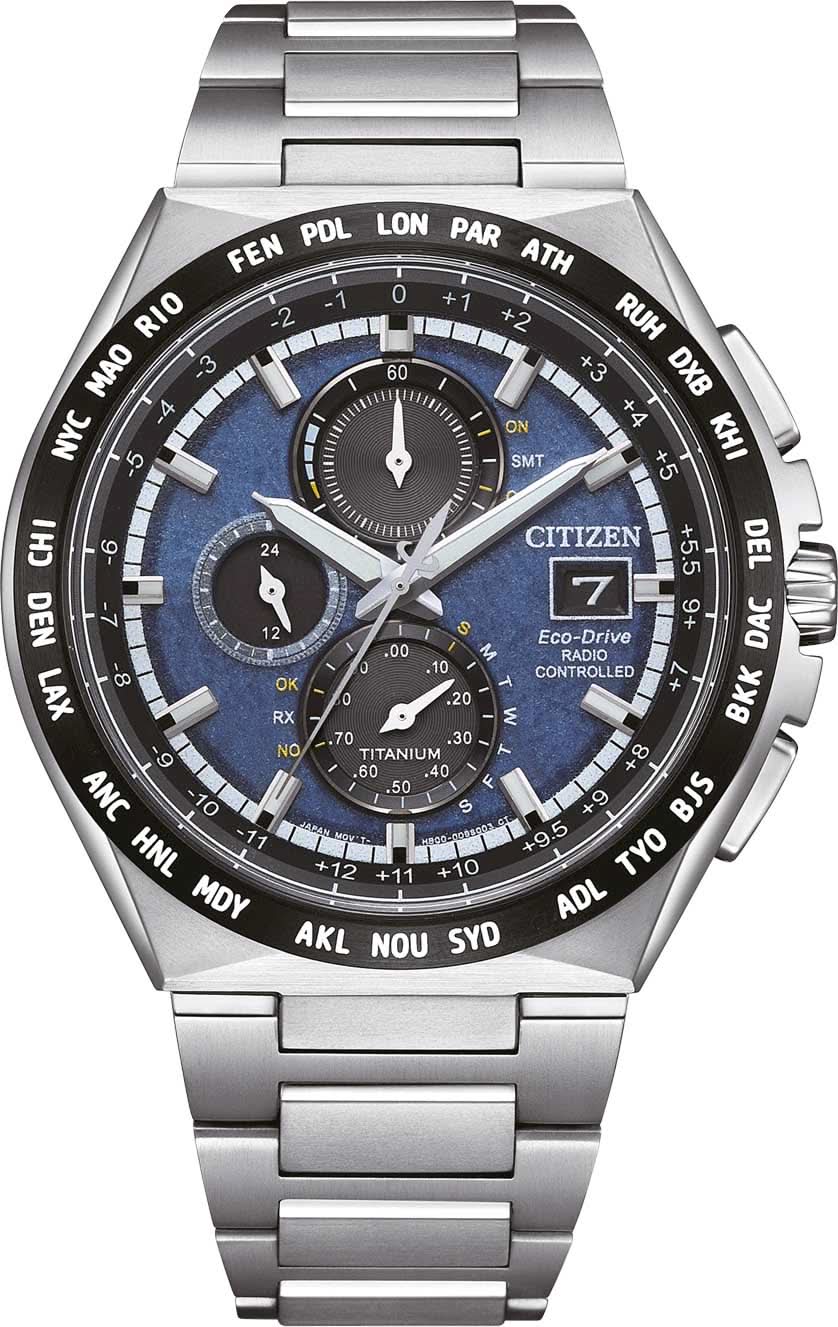 Citizen Super Titanium AT8238-84L Men's Watch • Radio-Controlled & Eco-Drive • Sapphire Glass