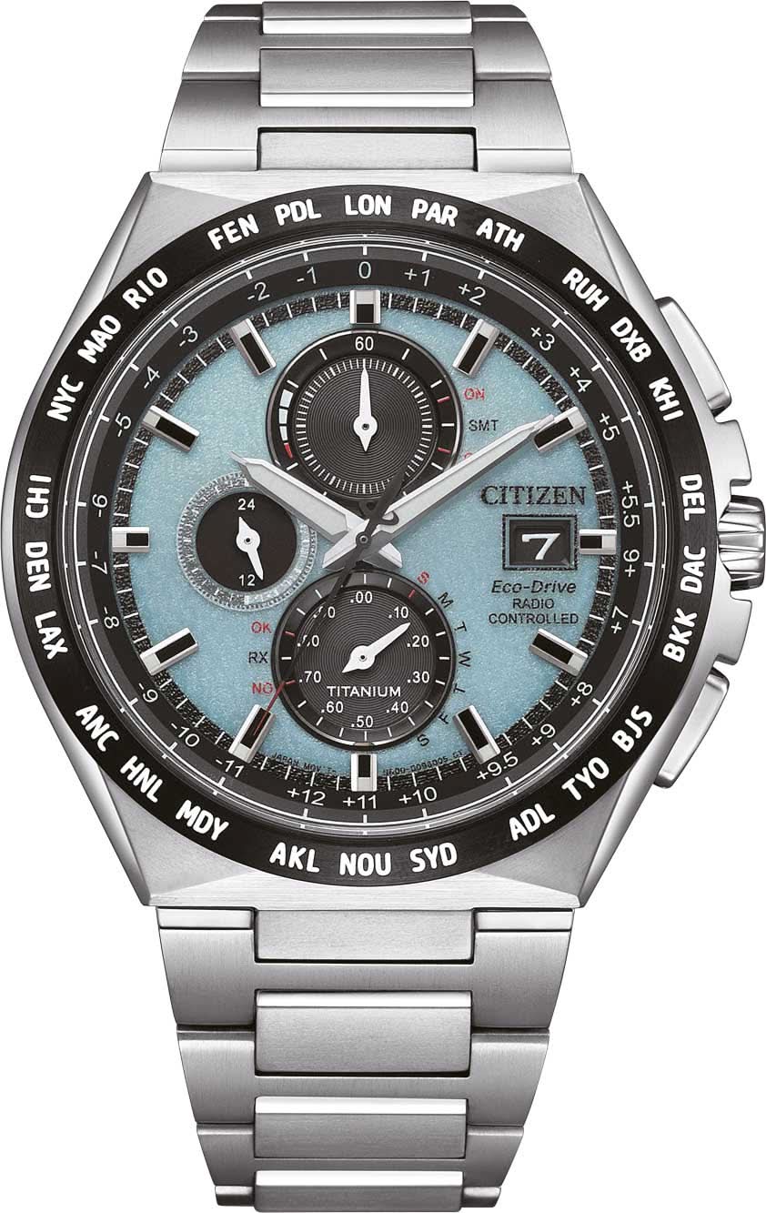 Citizen Super Titanium AT8238-84M Men's Watch • Eco-Drive Solar • Radio-Controlled