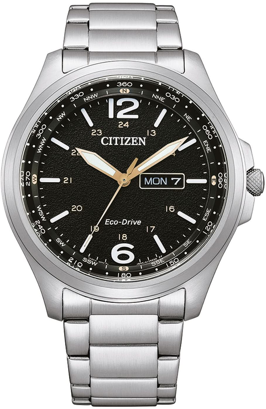Citizen AW0110-82EE Men's Watch • Eco-Drive • Stainless Steel