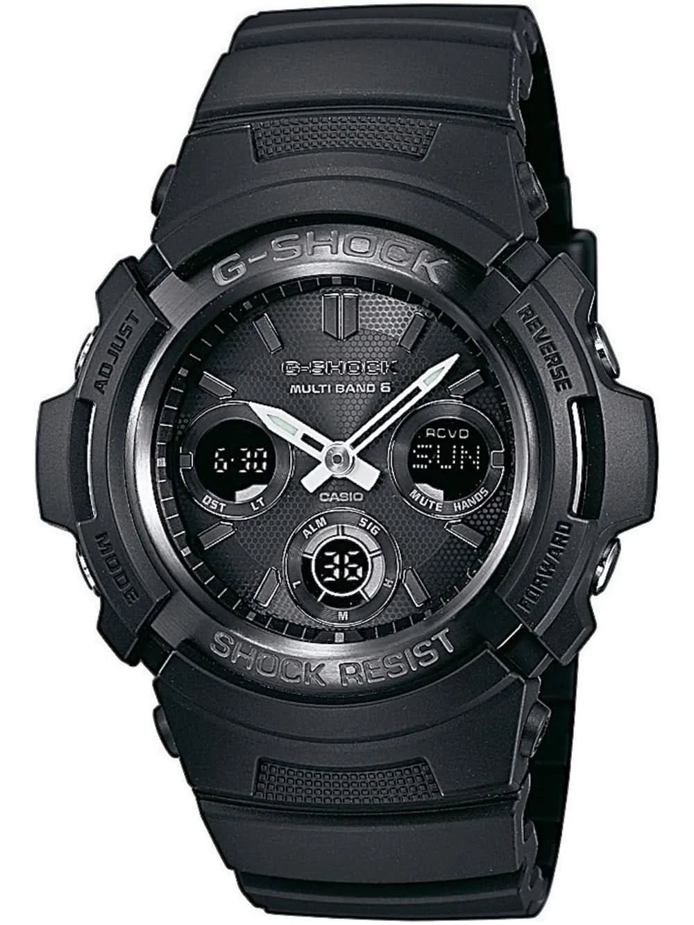 Casio G-Shock AWG-M100B-1AER Men's Watch • Radio-Controlled/Solar • All Black