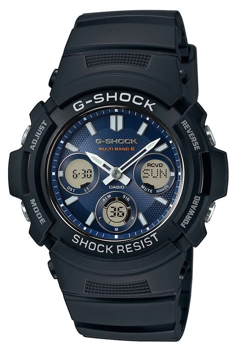 Casio G-Shock AWG-M100SB-2AER Men's Watch • Tough Solar • Smart Features