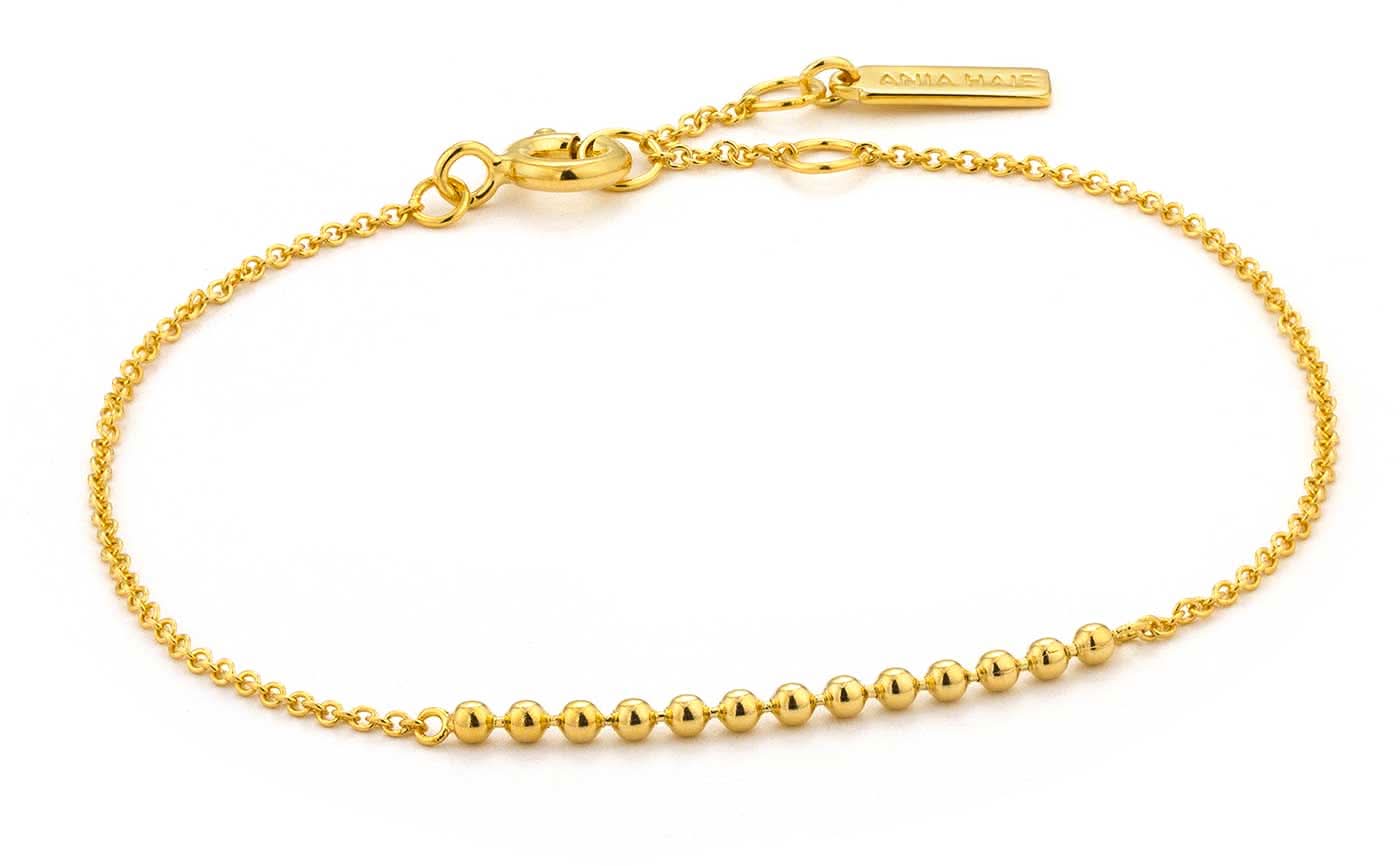 ANIA HAIE B002-01G Small Bead Bracelet