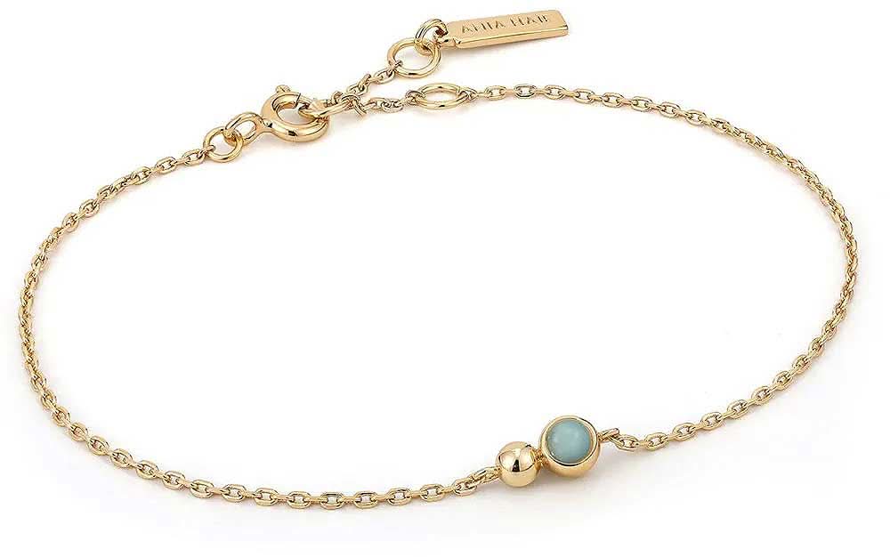ANIA HAIE B045-01G-AM Bracelet with Small Sphere Charms