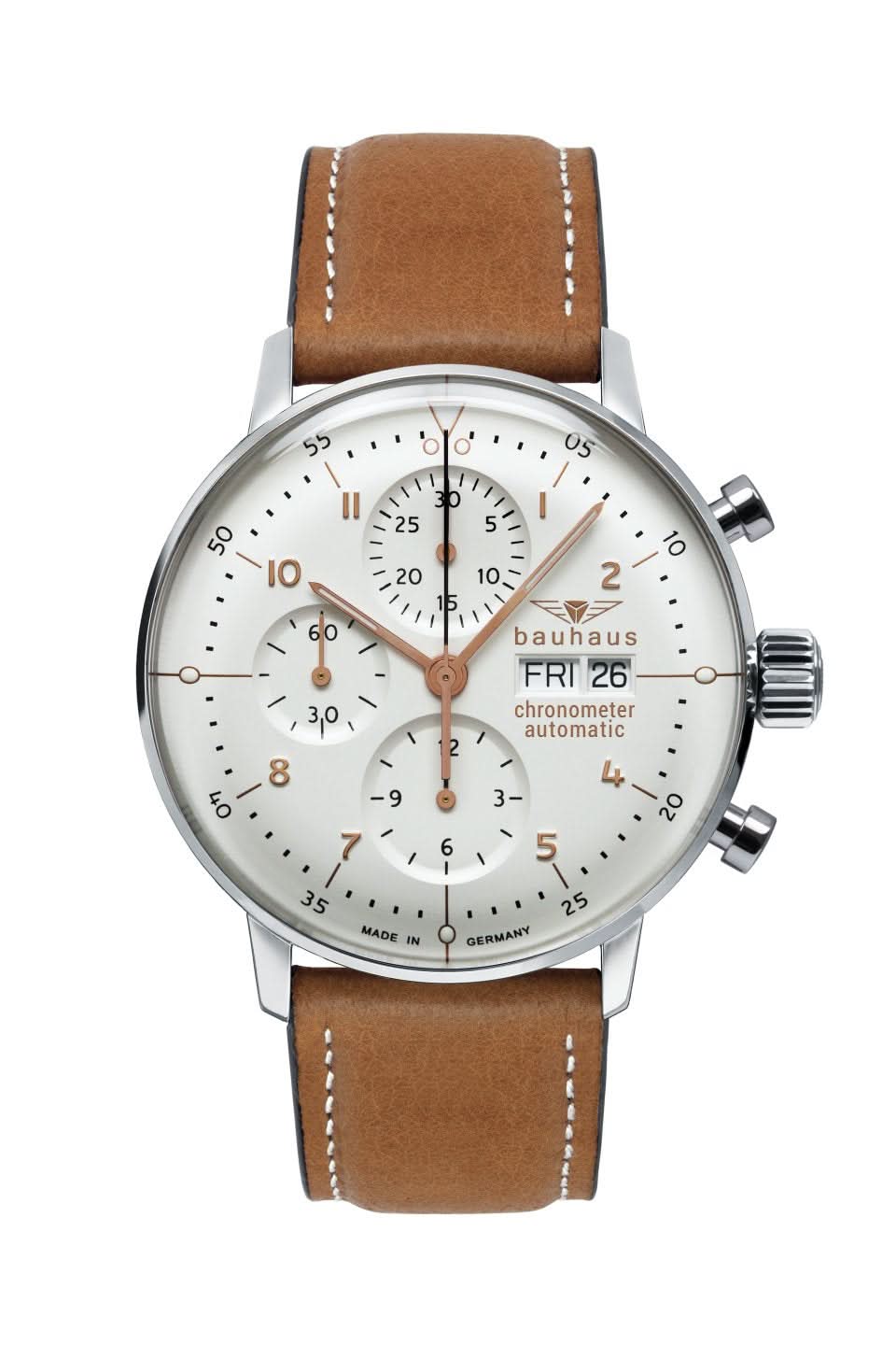 Bauhaus Dessau 2018-1 Men's Watch • Made in Germany • Automatic Chronograph