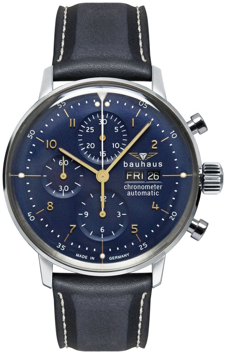 Bauhaus Classic 2020-3 Men's Watch • Minimalist Design • Chronometer