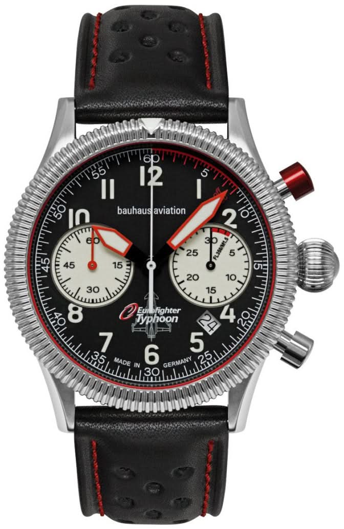Bauhaus Aviation 2518-2 Men's Watch • Automatic Chronograph • Made in Germany