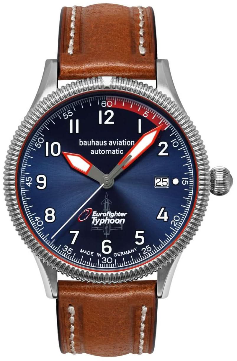 Bauhaus Aviation 2556-3 Men's Watch • SW 200 Automatic Movement • Sapphire Crystal