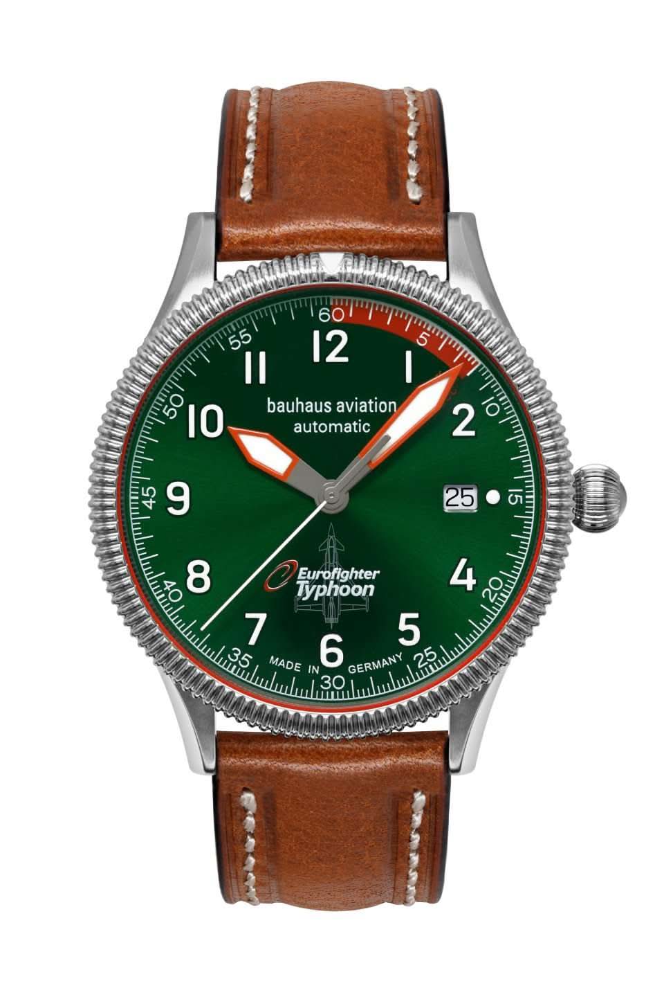 Bauhaus Aviation 2556-4 Men's Watch • Automatic • Made in Germany