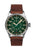 Bauhaus Aviation 2756-4 Herrenuhr Braun/Grün • Schweizer Automatikwerk SW 200 • Saphirglas