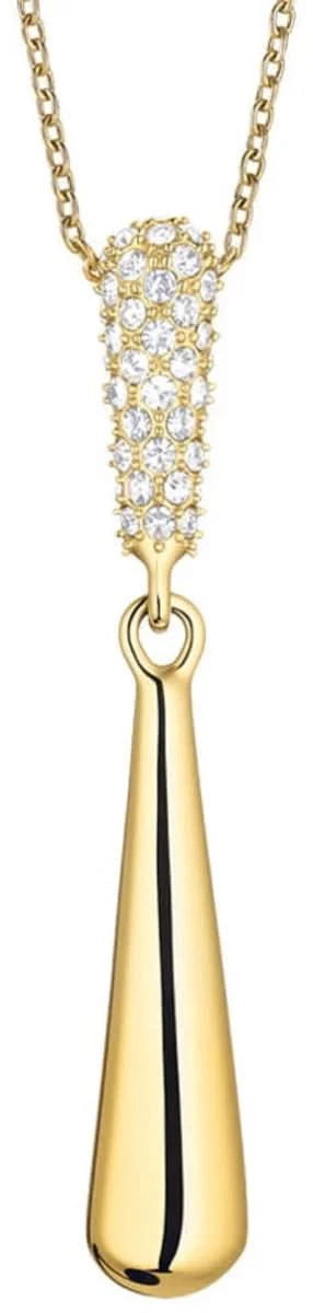 Arctic Pavé Necklace Gold with Zirconia – Elegant Design for Women - BERING Model: 454-27-500