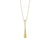 Arctic Pavé Necklace Gold with Zirconia – Elegant Design for Women - BERING Model: 454-27-500
