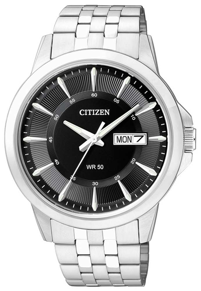 Citizen BF2011-51EE Men's Watch • Precise Quartz Movement • Practical Day-Date Display