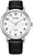 Citizen BI5070-06A Men's Watch • White Dial with Date • Black Genuine Leather Strap