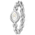 BOSS Fiora Damenuhr: ovales Gehäuse mit Mineralglas und Gliederarmband
