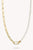 Link Charm Necklace with Connect Link, made of silver, with pearls, gold plated - Thomas Sabo Model: C1211-430-14-L45