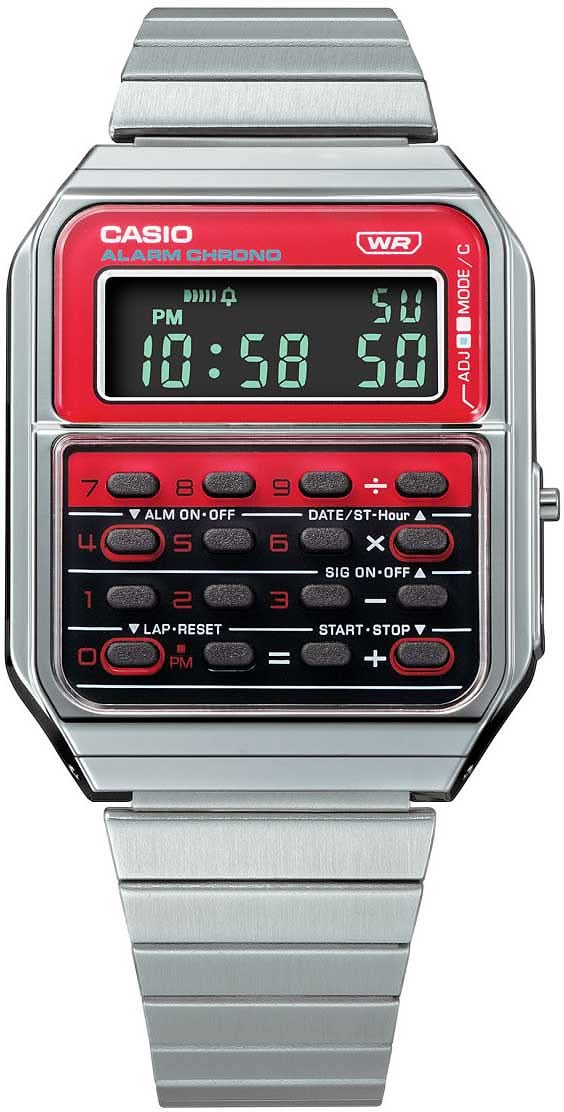 Casio Vintage CA-500WE-4BEF Watch • Iconic Retro Design • Integrated Calculator