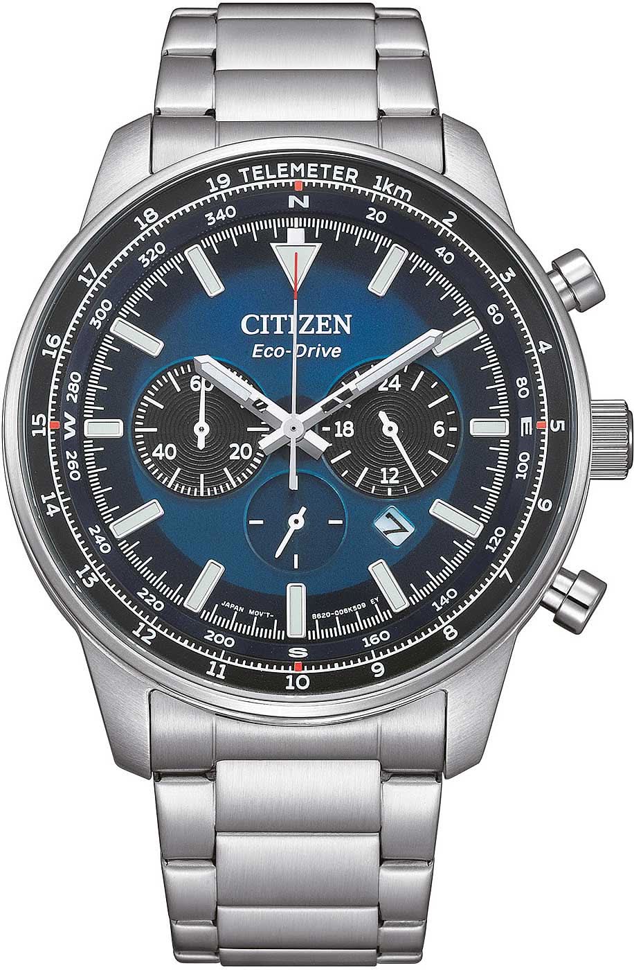 Citizen CA4500-91L Men's Watch • Eco-Drive Light Powered • Precise Chronograph