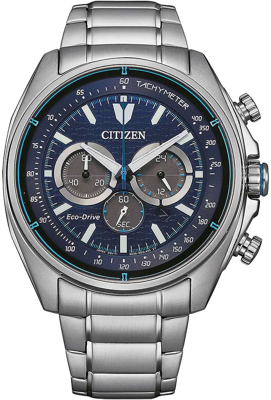 Citizen CA4560-81L Men's Watch • Eco-Drive Light Powered • Precise Chronograph