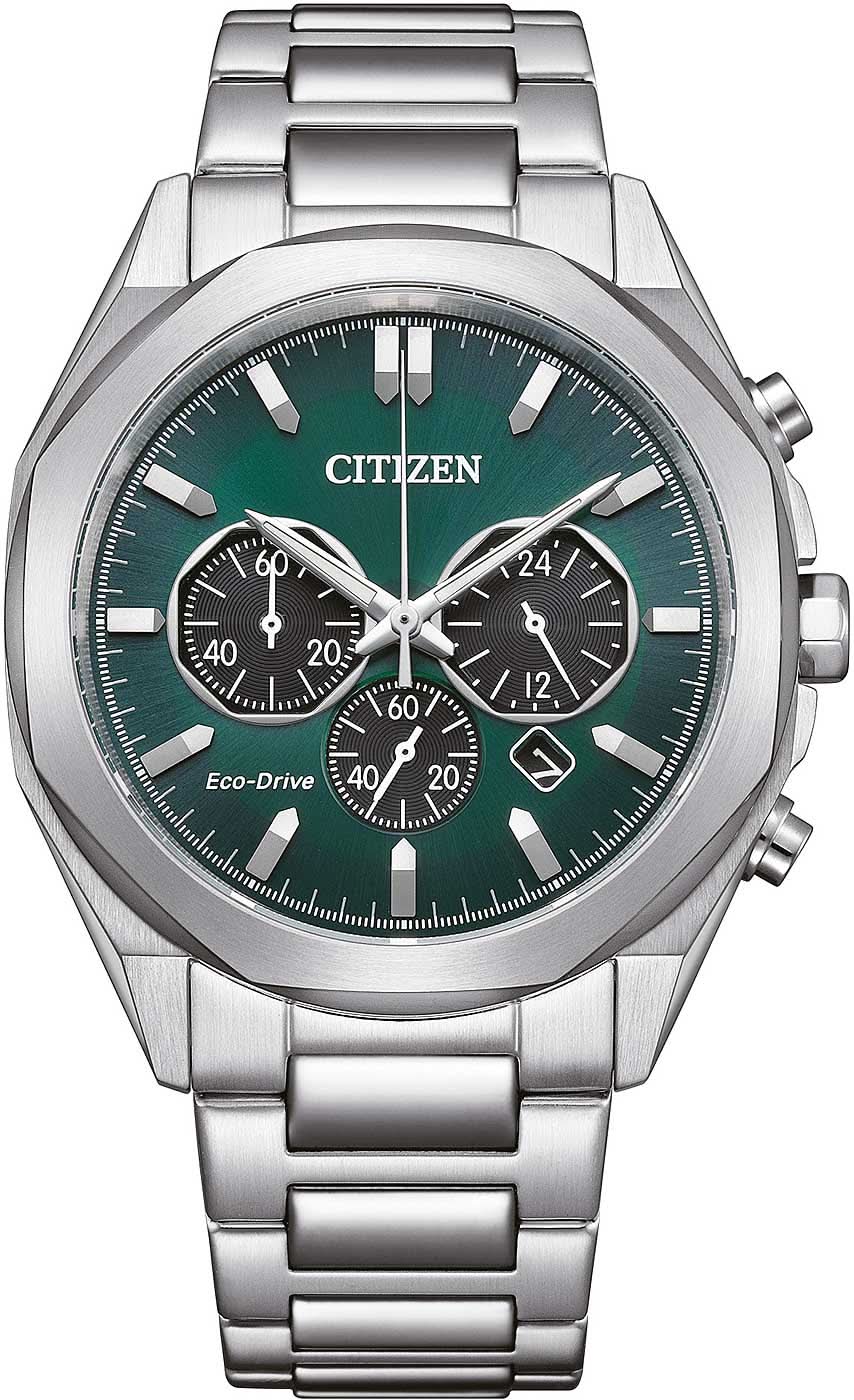 Citizen CA4590-81X Men's Watch • Eco-Drive • Green Dial