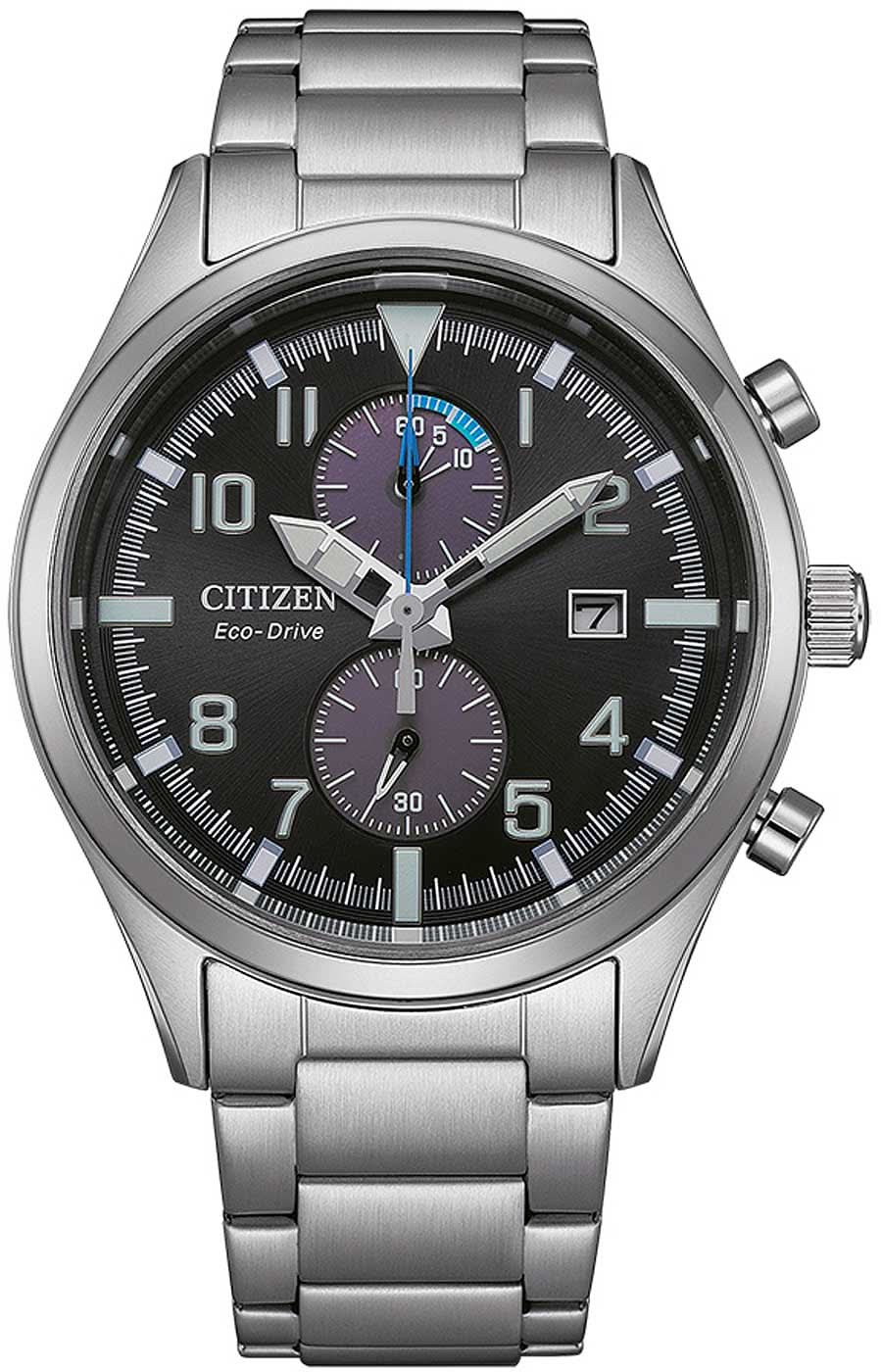 Citizen Sport CA7028-81E Men's Watch • Eco-Drive • Chronograph