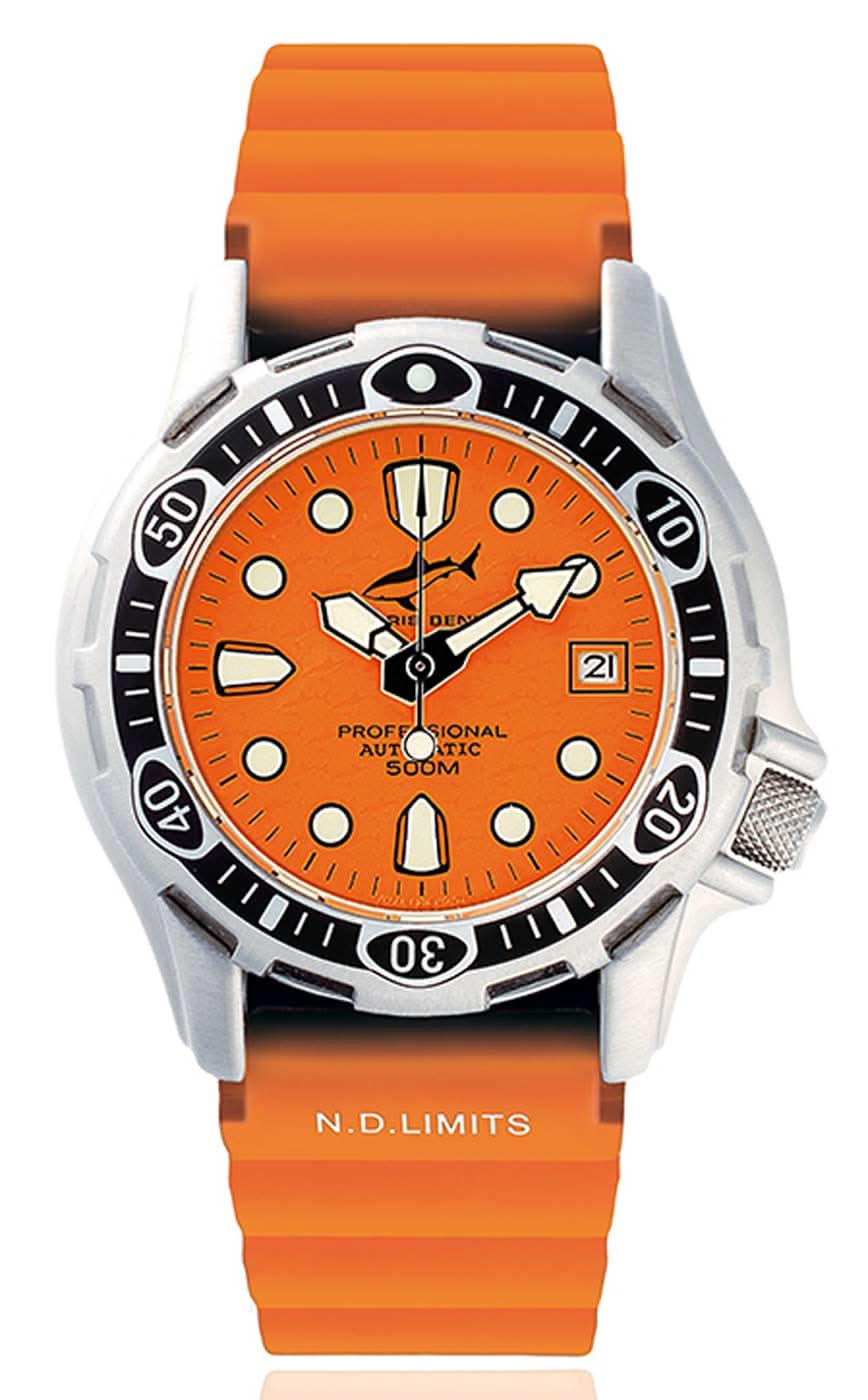 Chris Benz Deep 500M CB-500A-O-KBO Men's Watch • 500m • Sapphire Crystal