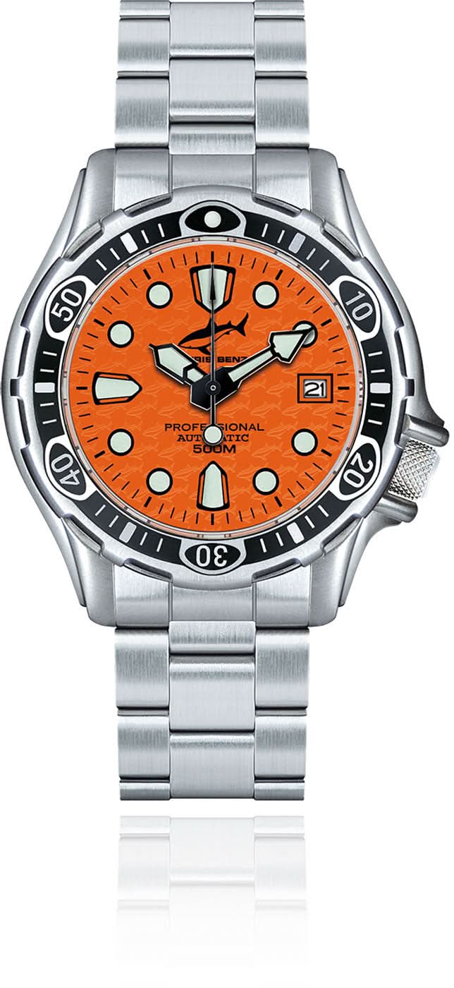 Chris Benz DEEP 500M Automatic CB-500A-O-MB Men's Watch • 500m Water Resistant • Shark Proof