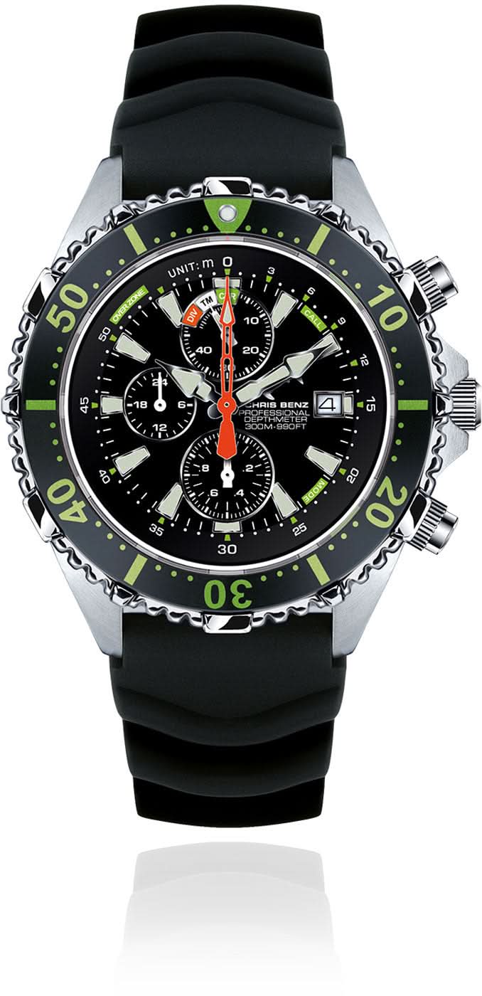 Chris Benz CB-C300X-G-KBS Depthmeter • 300m • Sapphire Crystal