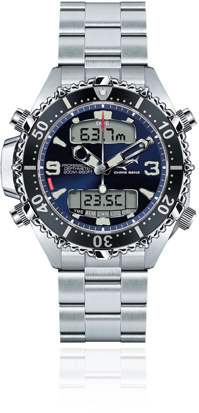 Chris Benz Depthmeter 200m CB-D200X-D-MB • Depth Gauge