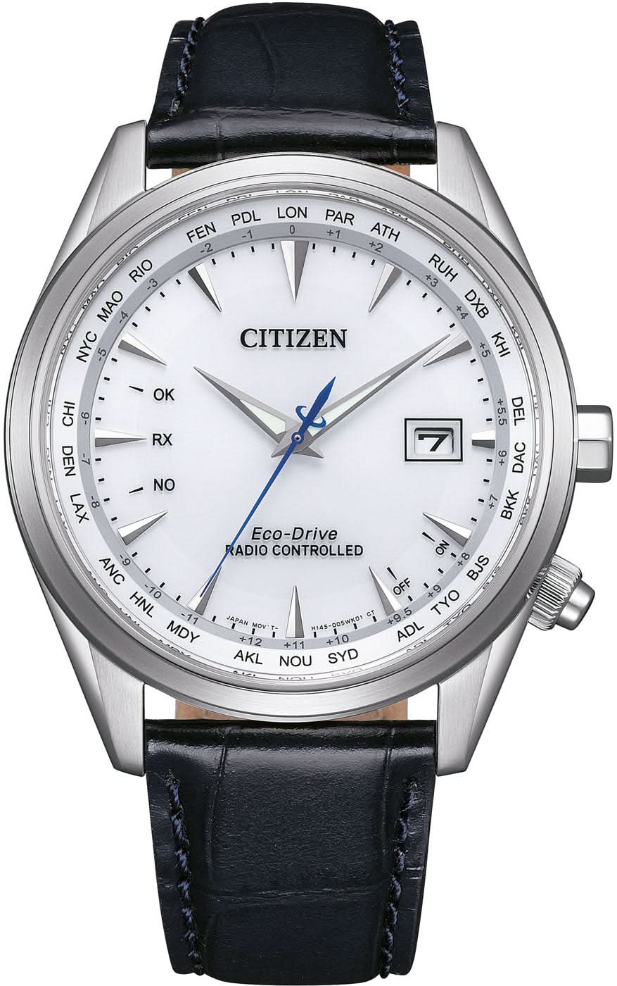 Citizen CB0270-10A Men's Watch • Eco-Drive Radio-Controlled • World Time