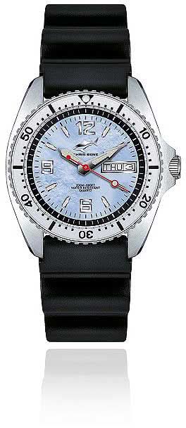 Chris Benz ONE Medium 200M CBM-H-KB-SI Watch • 200m Water Resistant • Sapphire Crystal