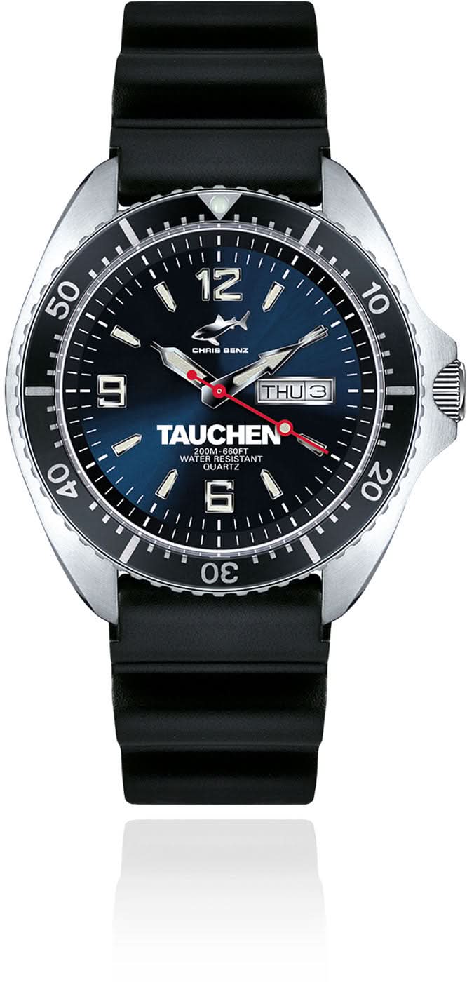 Chris Benz One CBO-BT-KBS Men's Watch • 200m Water Resistant • Sapphire Crystal