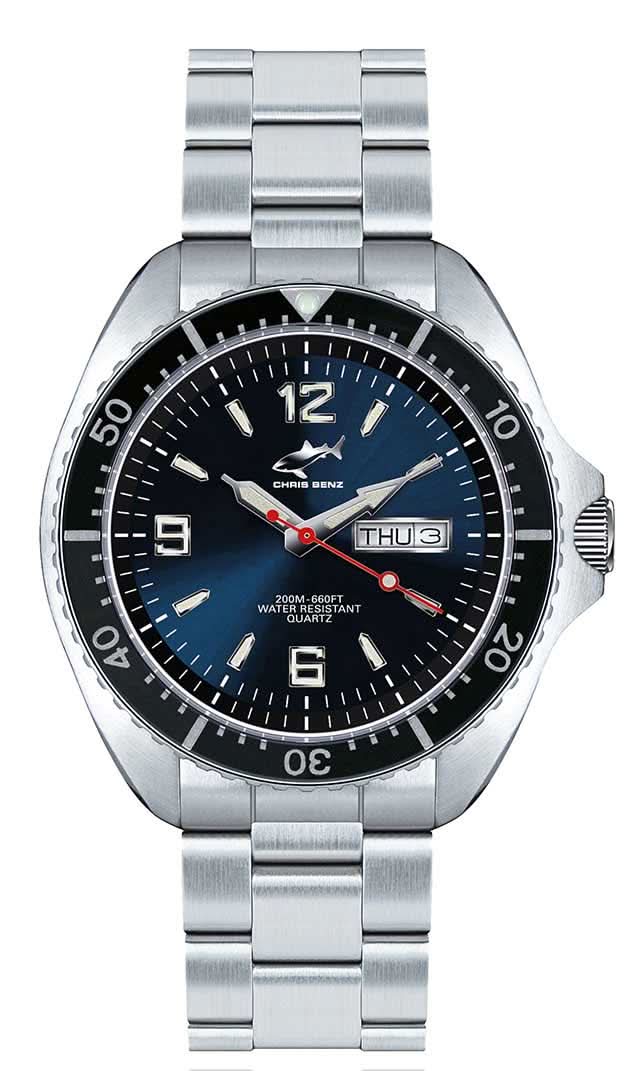 Chris Benz ONE CBO-B-MB-SW Men's Watch • 200m • Sapphire Crystal