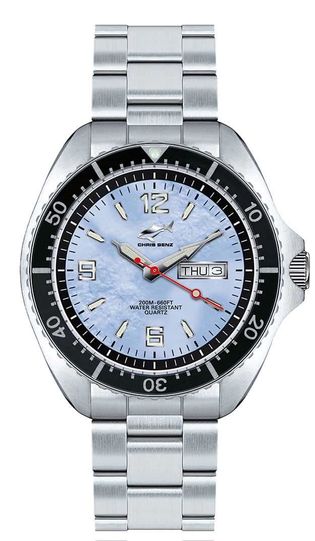 Chris Benz ONE CBO-H-MB-SW Men's Watch • 200m Water Resistant • Sapphire Crystal