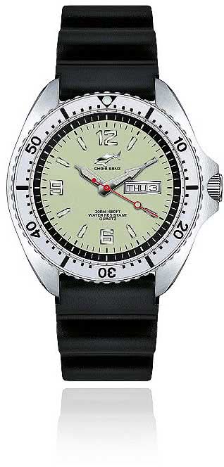 Chris Benz ONE CBO-N-KB-SI Men's Watch • 200m • Sapphire Crystal
