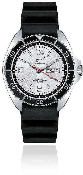Chris Benz One CBO-SI-KB-SW Men's Watch • Water Resistant to 200m • Sapphire Crystal